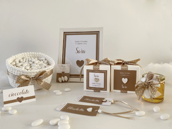 bomboniere cresima Vigevano -confettata, segnaposto
